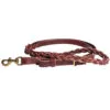 Professional's Choice 3-Plait Latigo Roping Rein -Professional Choice Shop 7390B BUR