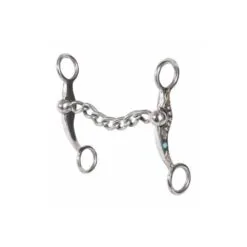 Professional's Choice Turquoise Feather Shank Chain Bit