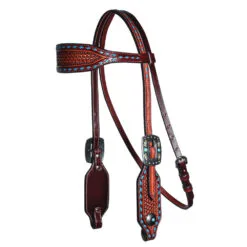 Professional's Choice Basket Weave Collection Browband Headstall