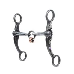 Professional's Choice Purple Feather Lifesaver Snaffle Bit