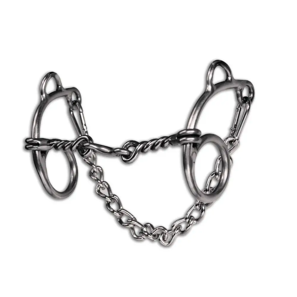 Professional's Choice Equisential Route 66 Twisted Snaffle Dogbone Bit 3 Professional's Choice Equisential Route 66 Twisted Snaffle Dogbone Bit
