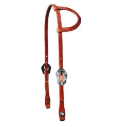 Professional's Choice Flat Ear Headstall With Daisy Buckle