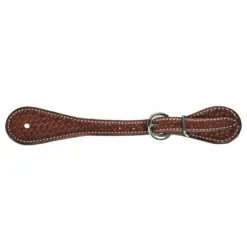 Professional's Choice Chestnut Sagebrush Basketweave Spur Straps