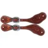 Professional's Choice Oak Tooled Ladies Stratford Spur Straps