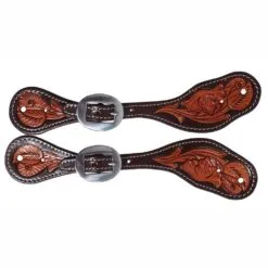 Professional's Choice Youth/Ladies Floral Spur Straps