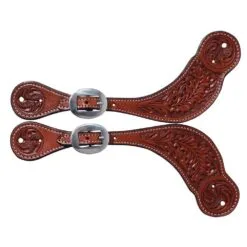 Professional's Choice Professionals' Choice Men's Oak Tooled Pecos Spur Straps