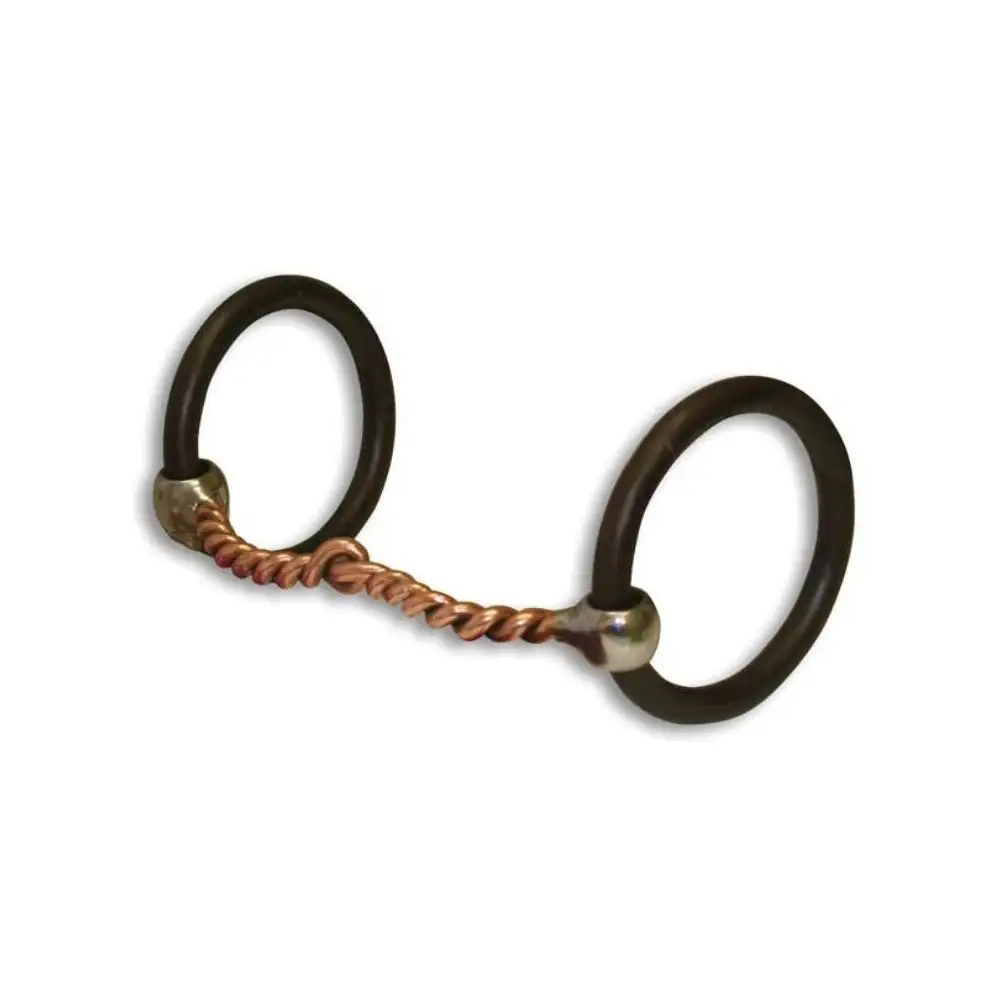 Professional's Choice Bob Avila Copper Twist Mouth Snaffle Bit 3 Professional's Choice Bob Avila Copper Twist Mouth Snaffle Bit