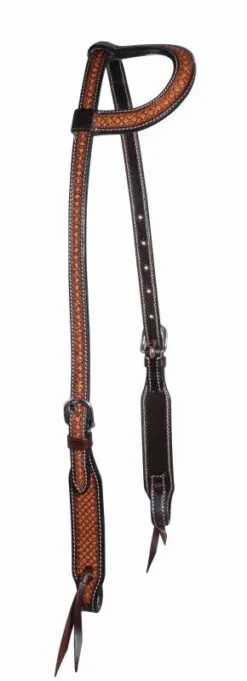 Professional's Choice Block Reptile One Ear Headstall