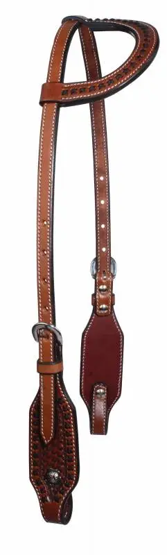 Professional's Choice Cross Stitch One-Ear Headstall