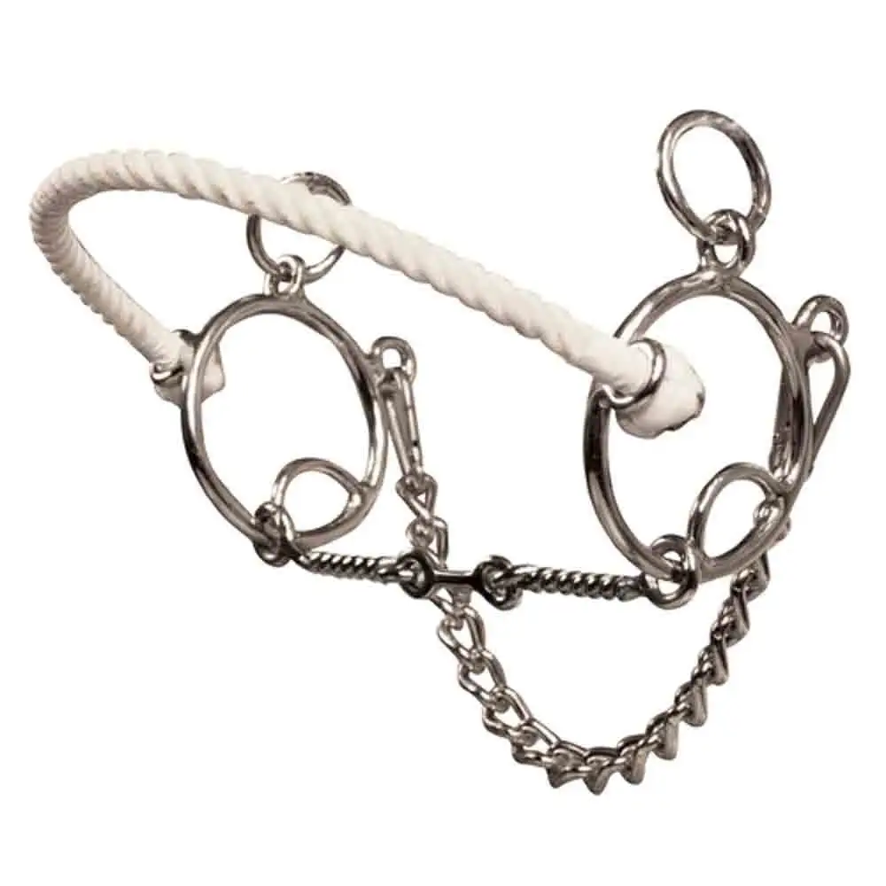 Professional's Choice Combination Series Three Piece Twisted Wire Snaffle Bit 3 Professional's Choice Combination Series Three Piece Twisted Wire Snaffle Bit
