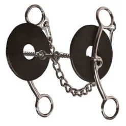Professional's Choice Brittany Pozzi Lifter Series Medium Cheek 3-Piece Twisted Wire Snaffle Bit