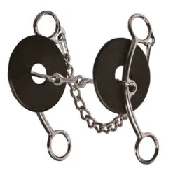 Professional's Choice Brittany Pozzi Lifter Series Medium Cheek 3-Piece Smooth Snaffle Bit