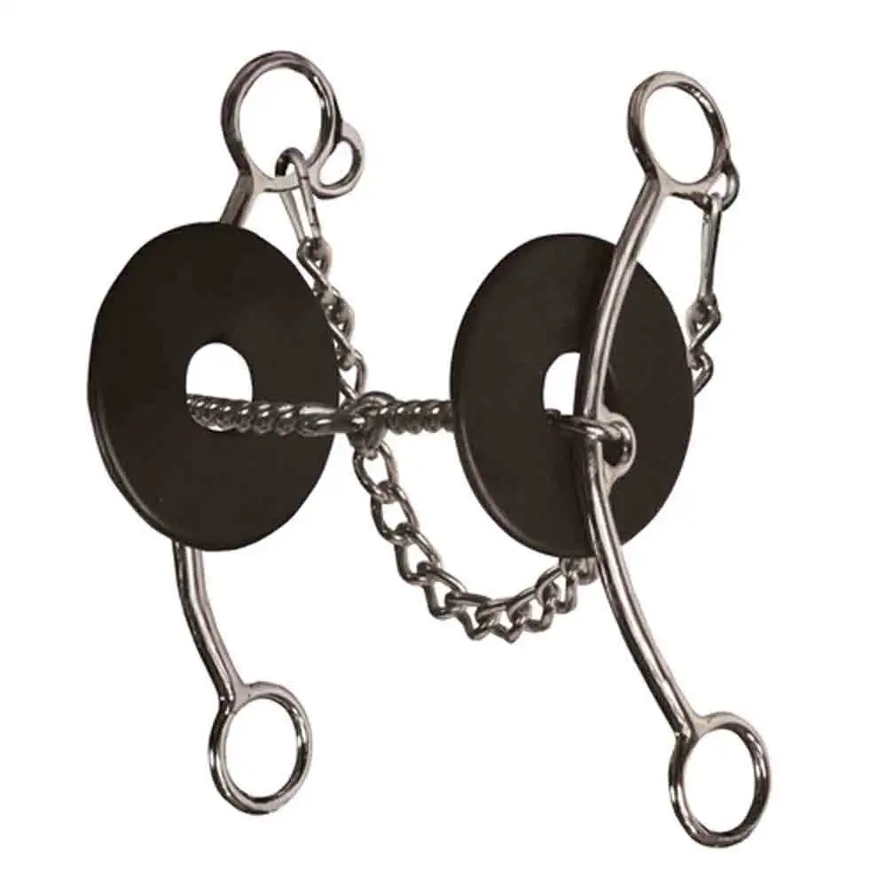 Professional's Choice Brittany Pozzi Lifter Series Long Shank Twisted Wire Snaffle Bit 3 Professional's Choice Brittany Pozzi Lifter Series Long Shank Twisted Wire Snaffle Bit