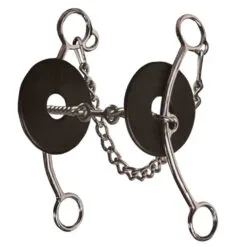 Professional's Choice Brittany Pozzi Lifter Series Long Shank 3-Piece Twisted Wire Snaffle Bit