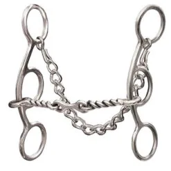 Professional's Choice Futurity Bit 5.5" Three Piece Twisted Wire Snaffle Bit