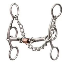 Professional's Choice Futurity Bit 5-1/2" Three Piece Smooth Snaffle Bit
