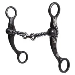 Professional's Choice Black Feather Shank Double Twist Wire Bit